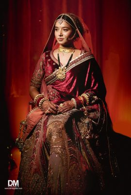 A Woman In A Red Dress